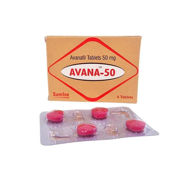 AVANA 50 mg, Avanafil 1 Avana 50 mg avanafil